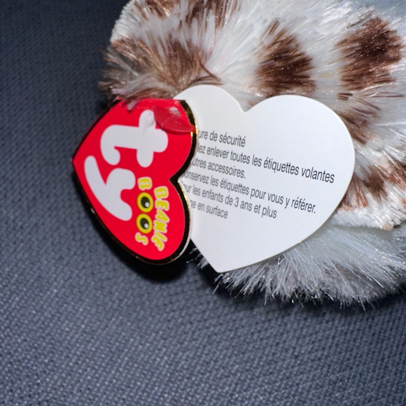 Ty Stuffed Animal Owl Plush Toy White Brown Whoolie New NWT 2022 - Picture 10 of 16